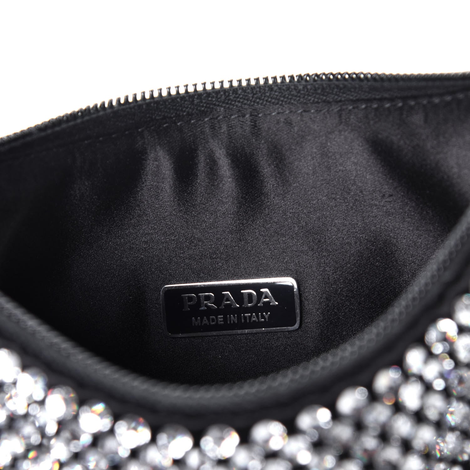Prada Satin Crystal Mini Re-Edition 2000 Bag Cristal 6 of 9