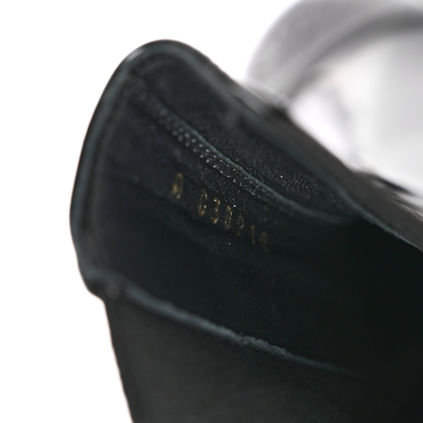 Patent Cap Toe Short Boots 37 Black