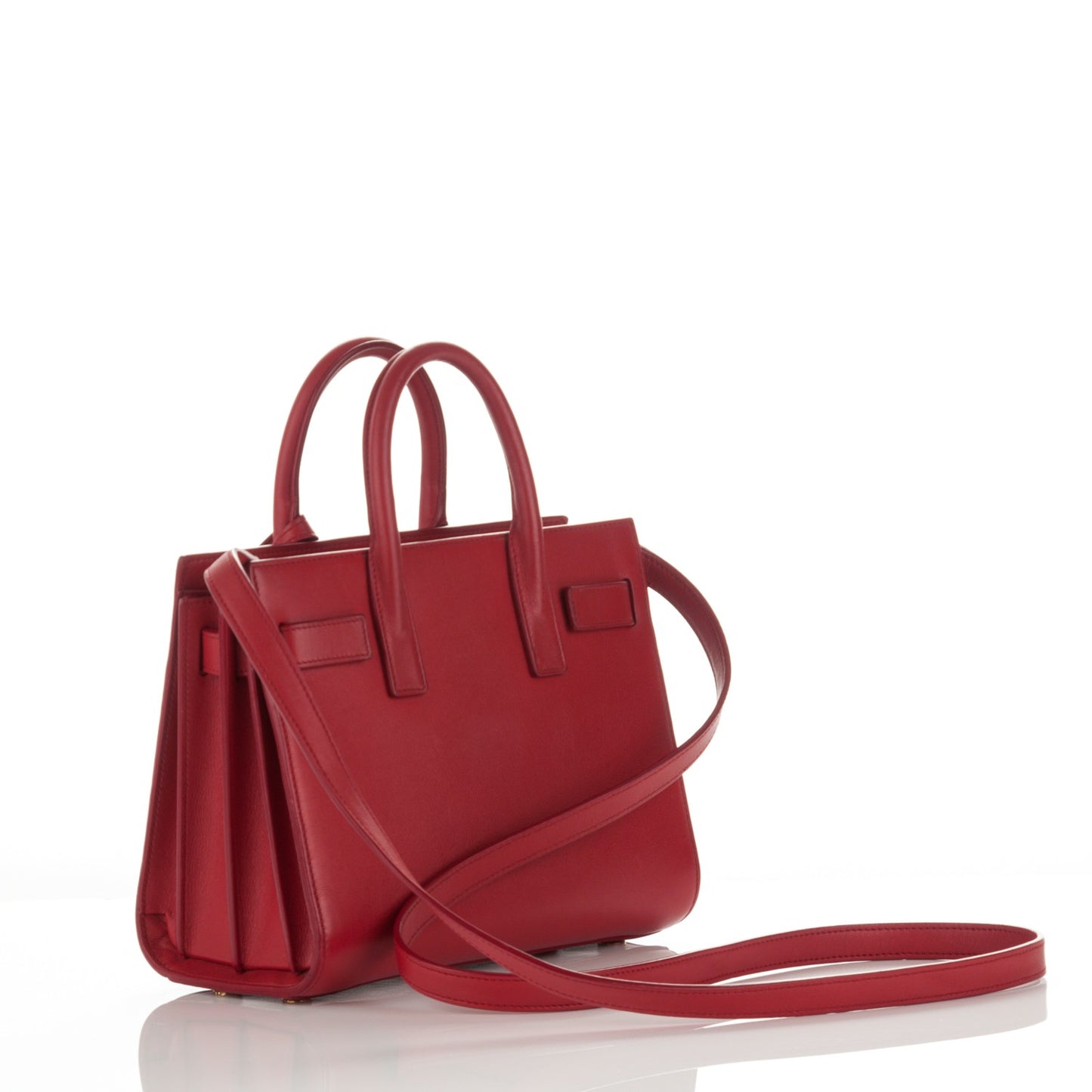 Calfskin Nano Sac De Jour Lipstick Red