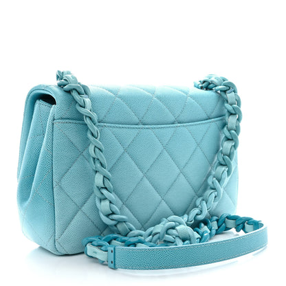Chanel Caviar Quilted My Everything Flap Blue 3 of 10
