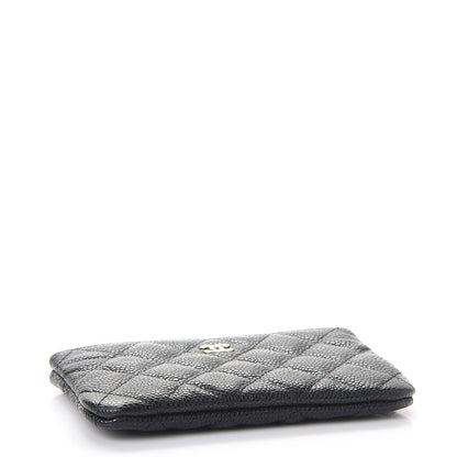 Chanel Caviar Quilted Small Cosmetic Case Black 4 of 8
