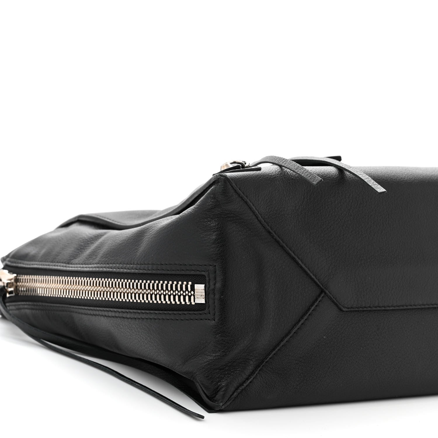 Balenciaga Veau Papier B4 Zip Around Tote Black 9 of 12