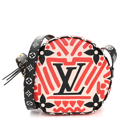 Louis Vuitton Monogram Giant Crafty Boite Chapeau Souple PM Creme Rouge Black 1 of 9