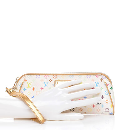 Louis Vuitton Monogram Multicolor Kate Clutch White 2 of 8