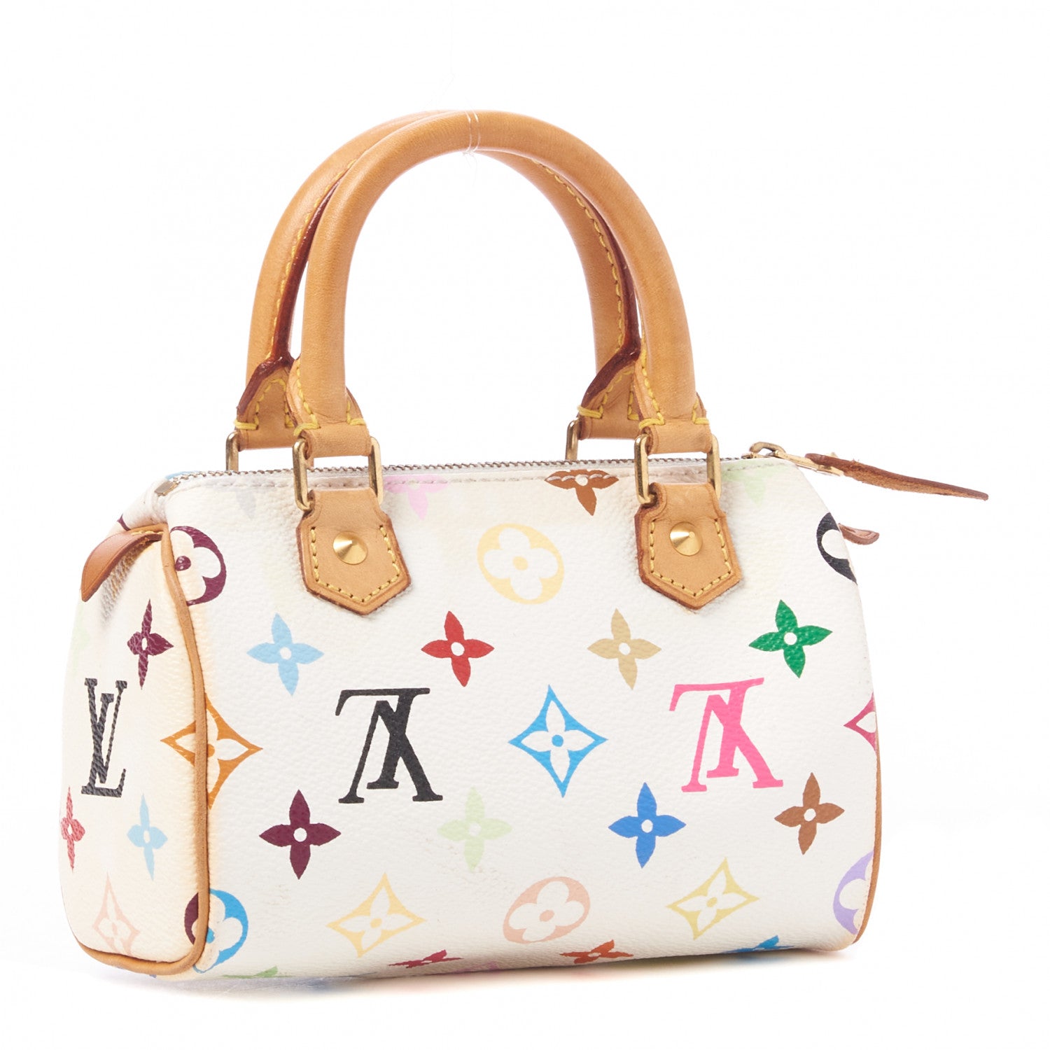 Louis Vuitton Monogram Multicolor Mini Sac HL Speedy White 2 of 8