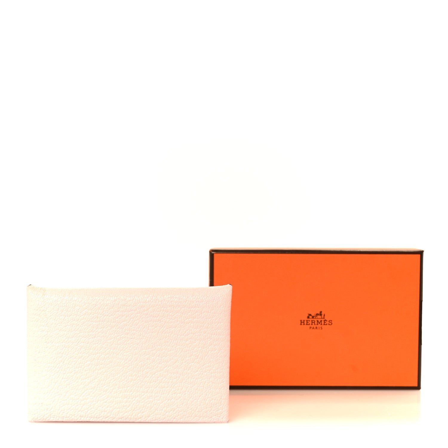 Hermes Chevre Mysore Calvi Card Case Mauve Pale 9 of 9