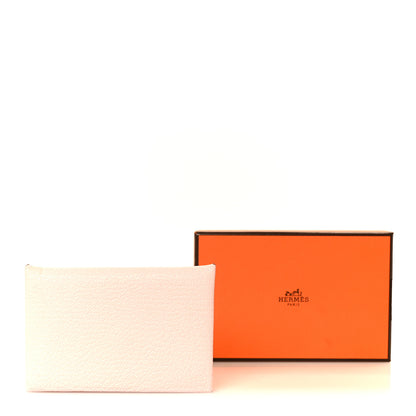 Hermes Chevre Mysore Calvi Card Case Mauve Pale 9 of 9