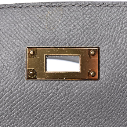 Hermes Epsom Kelly Sellier 28 Gris Mouette 27 of 39