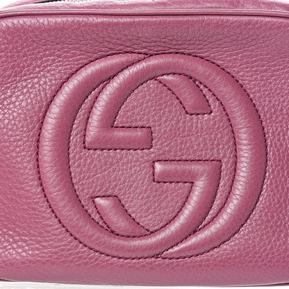 Gucci Pebbled Calfskin Small Soho Disco Bag Peonia Flower 7 of 13