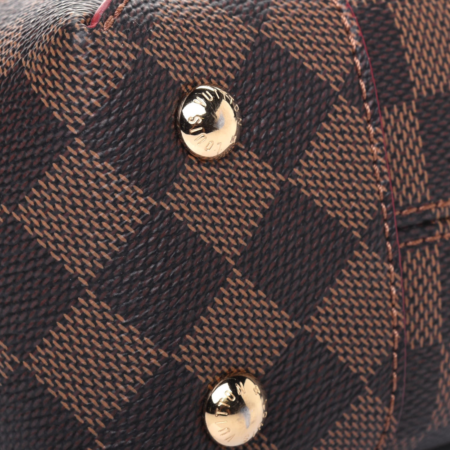 Louis Vuitton Damier Ebene Caissa Clutch Cherry 13 of 17