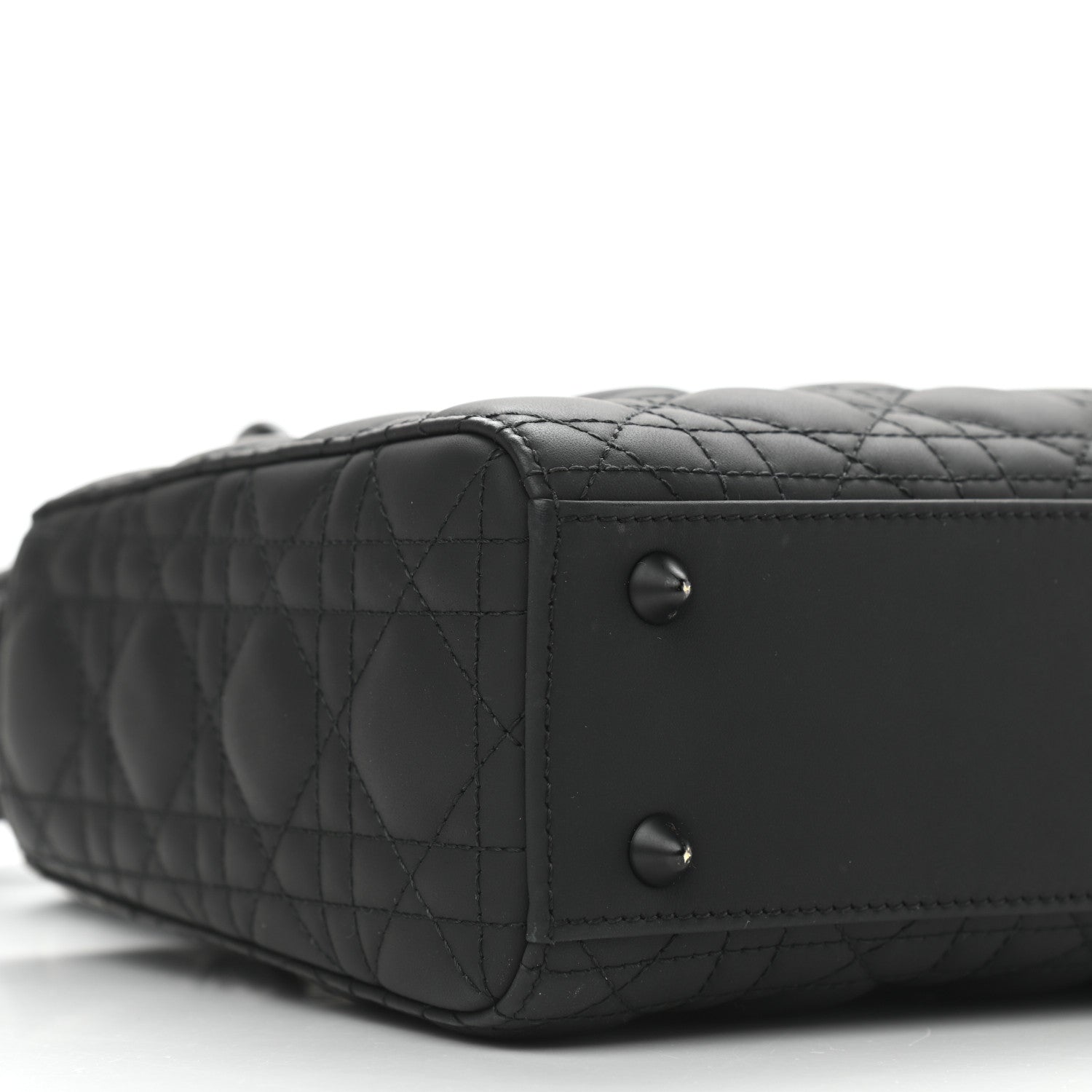 Christian Dior Ultra Matte Calfskin Cannage Small My ABCDior Lady Dior Black 8 of 9