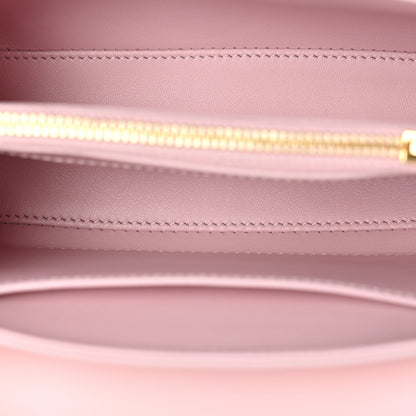 Celine Satinated Calfskin Mini 16 Top Handle Bag Pastel Pink 5 of 10