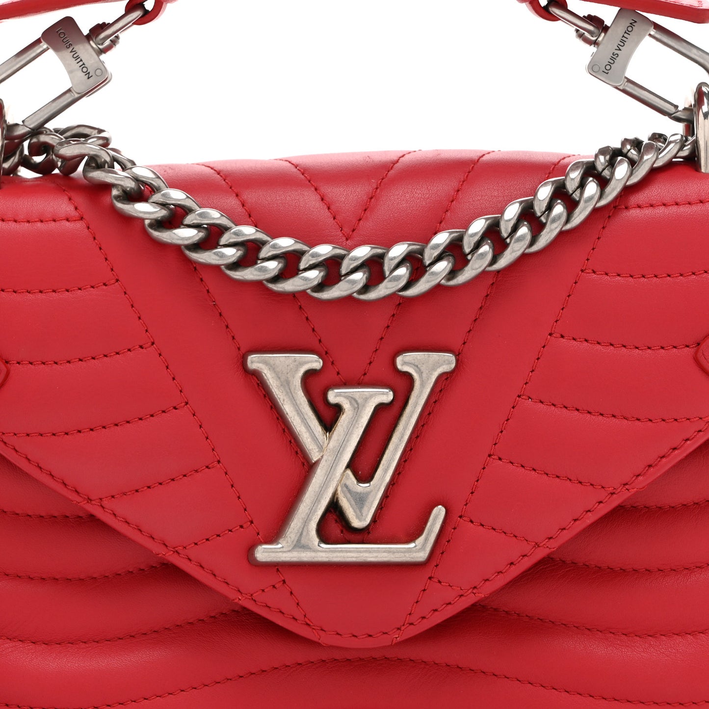 Calfskin New Wave Chain PM Scarlet