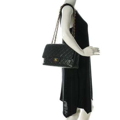 Chanel Caviar Quilted Jumbo Single Flap Black 2 of 8