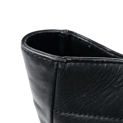 Chanel Calfskin Stitched Chocolate Bar Shopping Tote Black 17 of 19