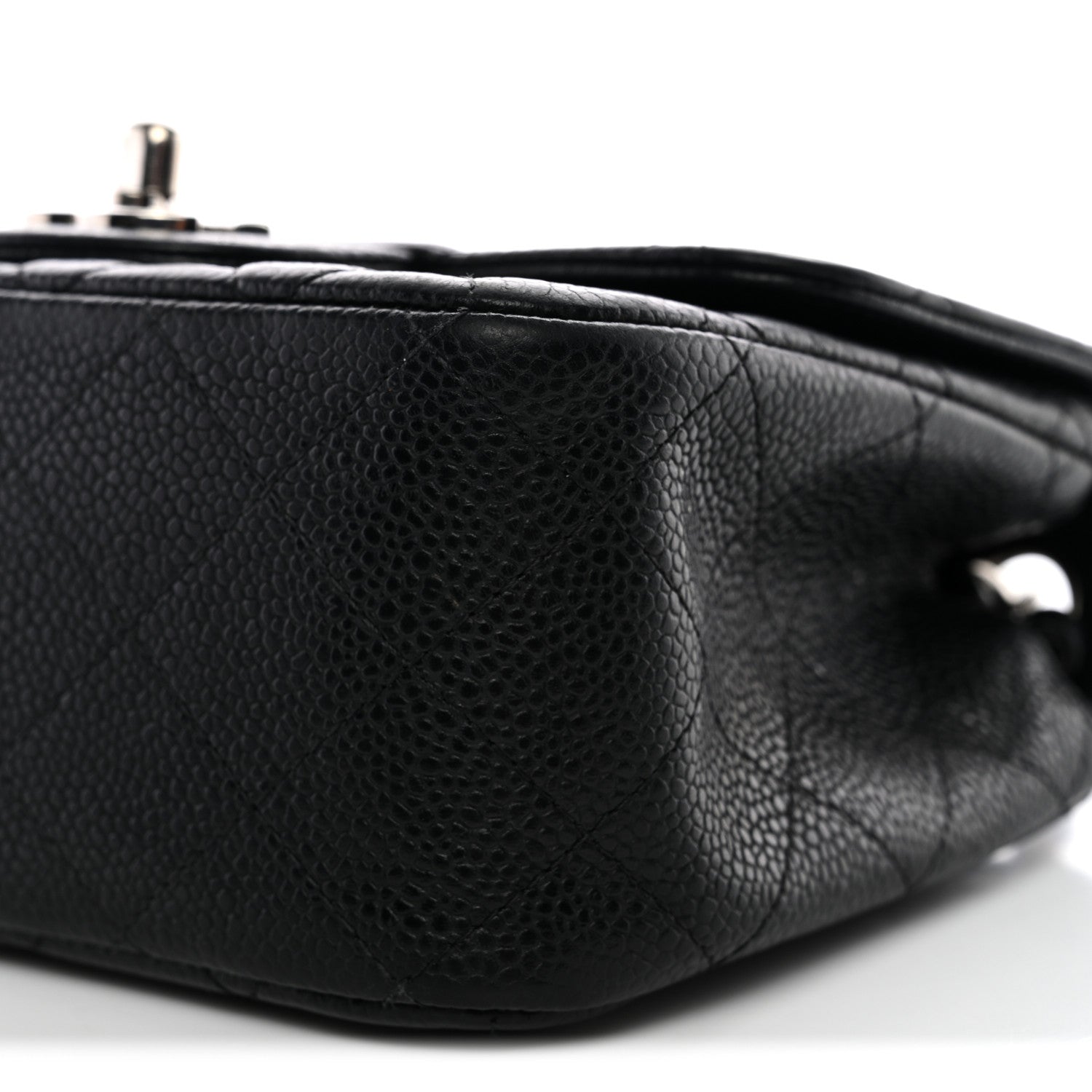 Chanel Caviar Quilted Mini Square Flap Black 9 of 10