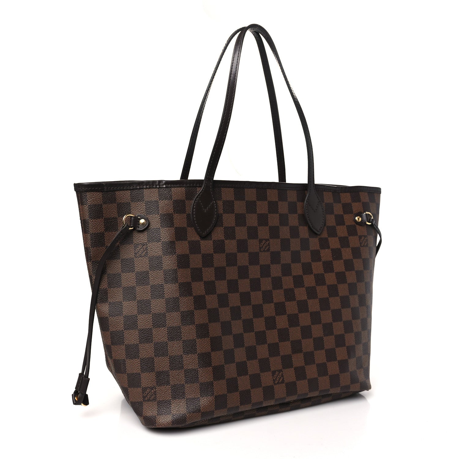 Louis Vuitton Damier Ebene Neo Neverfull MM Rose Ballerine 4 of 13
