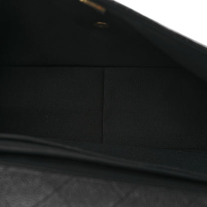 Chanel Grained Calfskin Quilted XXL Travel Flap Bag Black 5 of 12