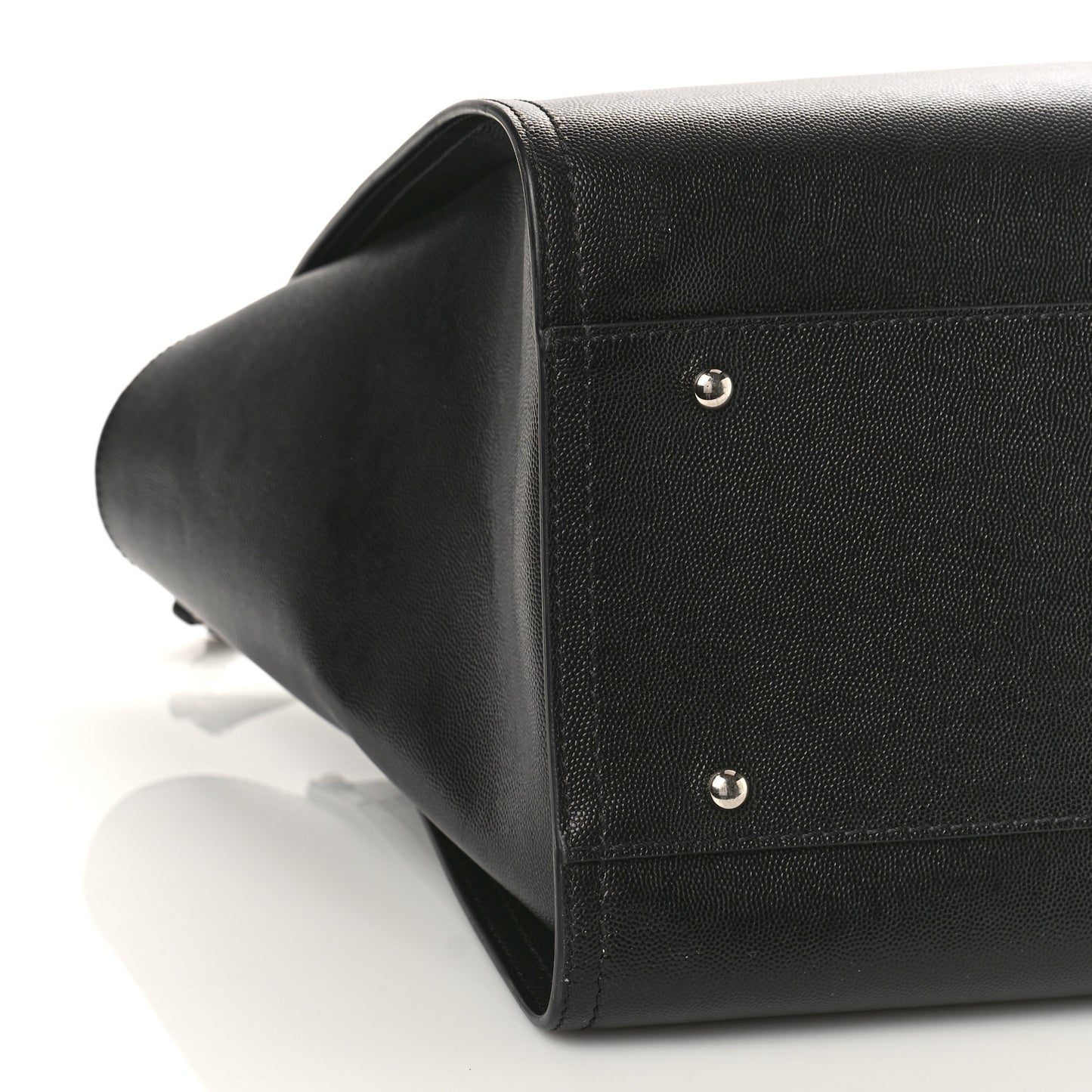 Caviar Medium Studded Deauville Tote Black