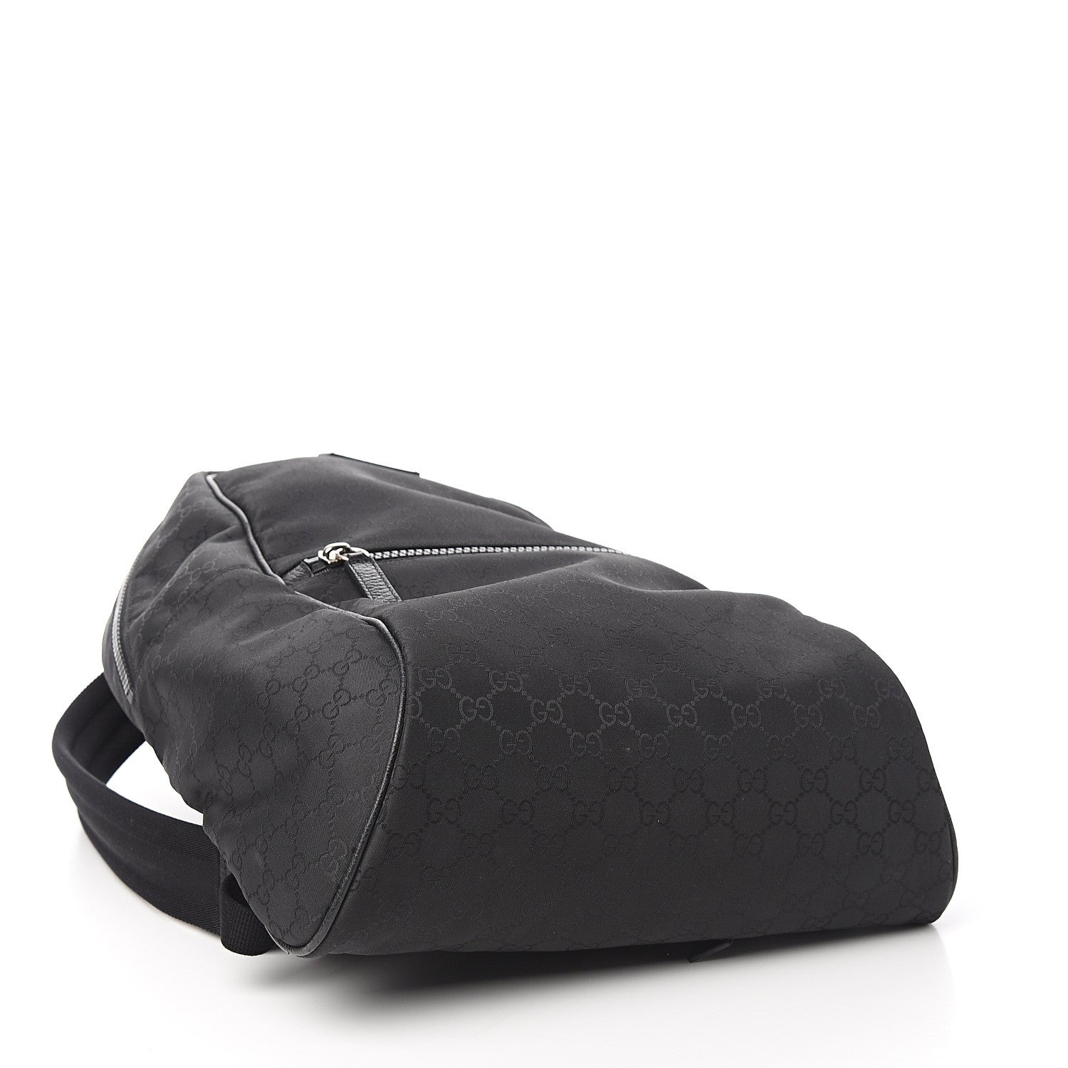 Gucci Nylon Monogram Slim Backpack Black 3 of 9