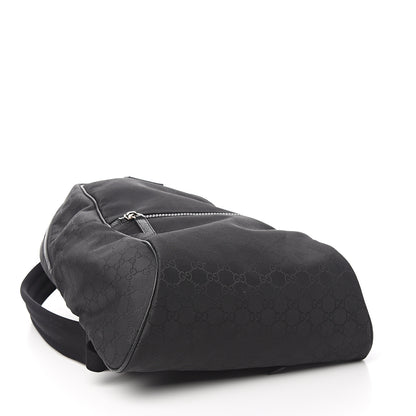 Gucci Nylon Monogram Slim Backpack Black 3 of 9