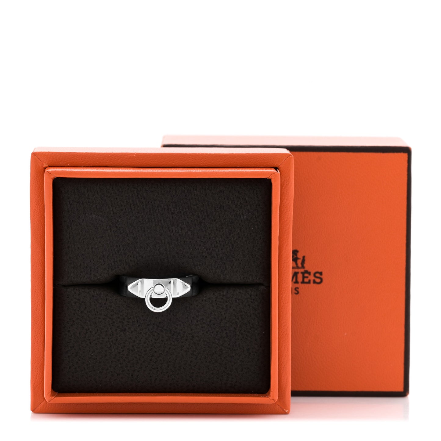 Sterling Silver PM Collier De Chien Ring 55 7.25