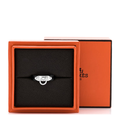 Hermes Sterling Silver PM Collier De Chien Ring 55 7.25 5 of 5