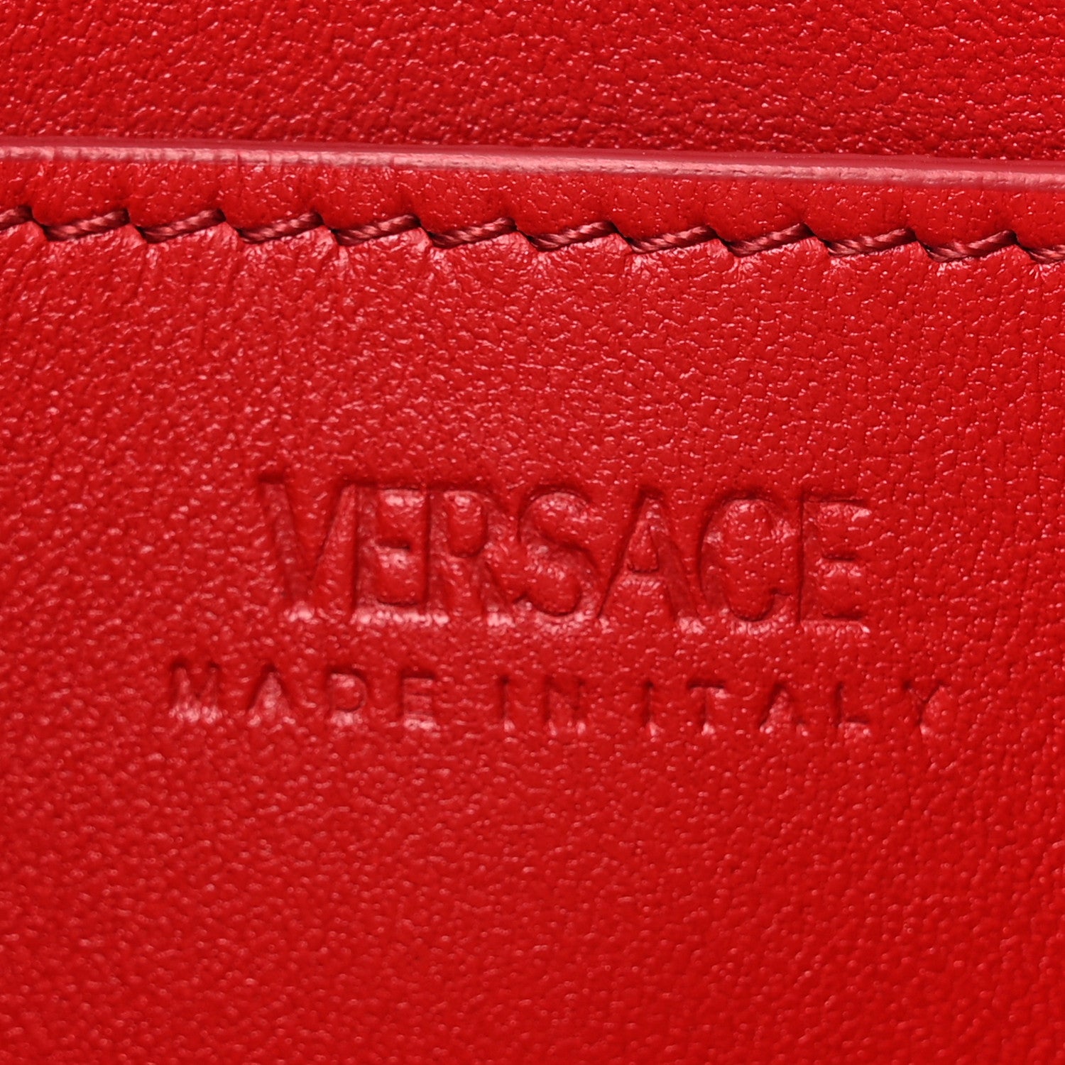 Versace Calfskin Small Greca Goddess Hobo Parade Red 6 of 10