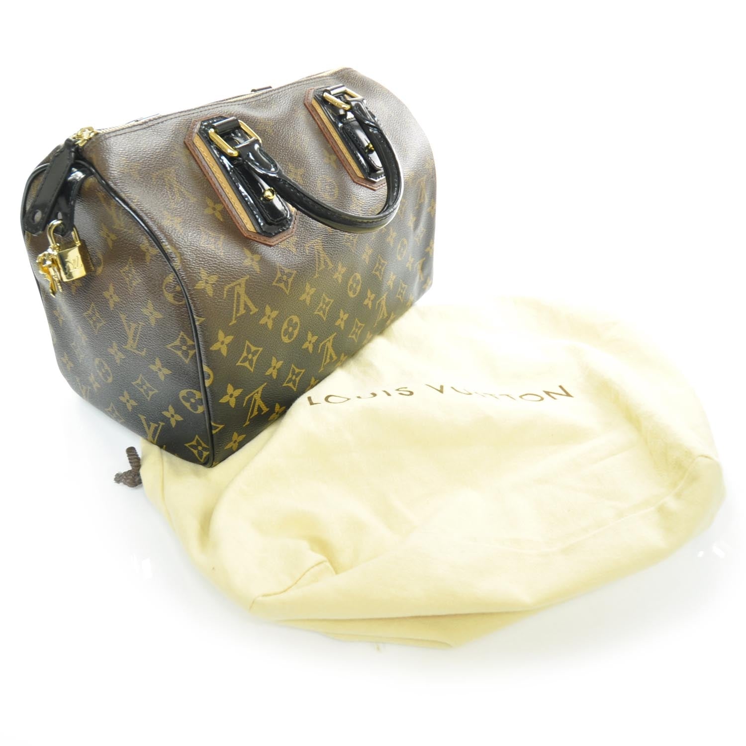 Louis Vuitton Monogram Mirage Speedy 30 Black 3 of 9