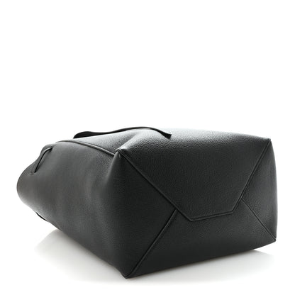Celine Soft Grained Calfskin Small Belt Cabas Phantom Black 4 of 10