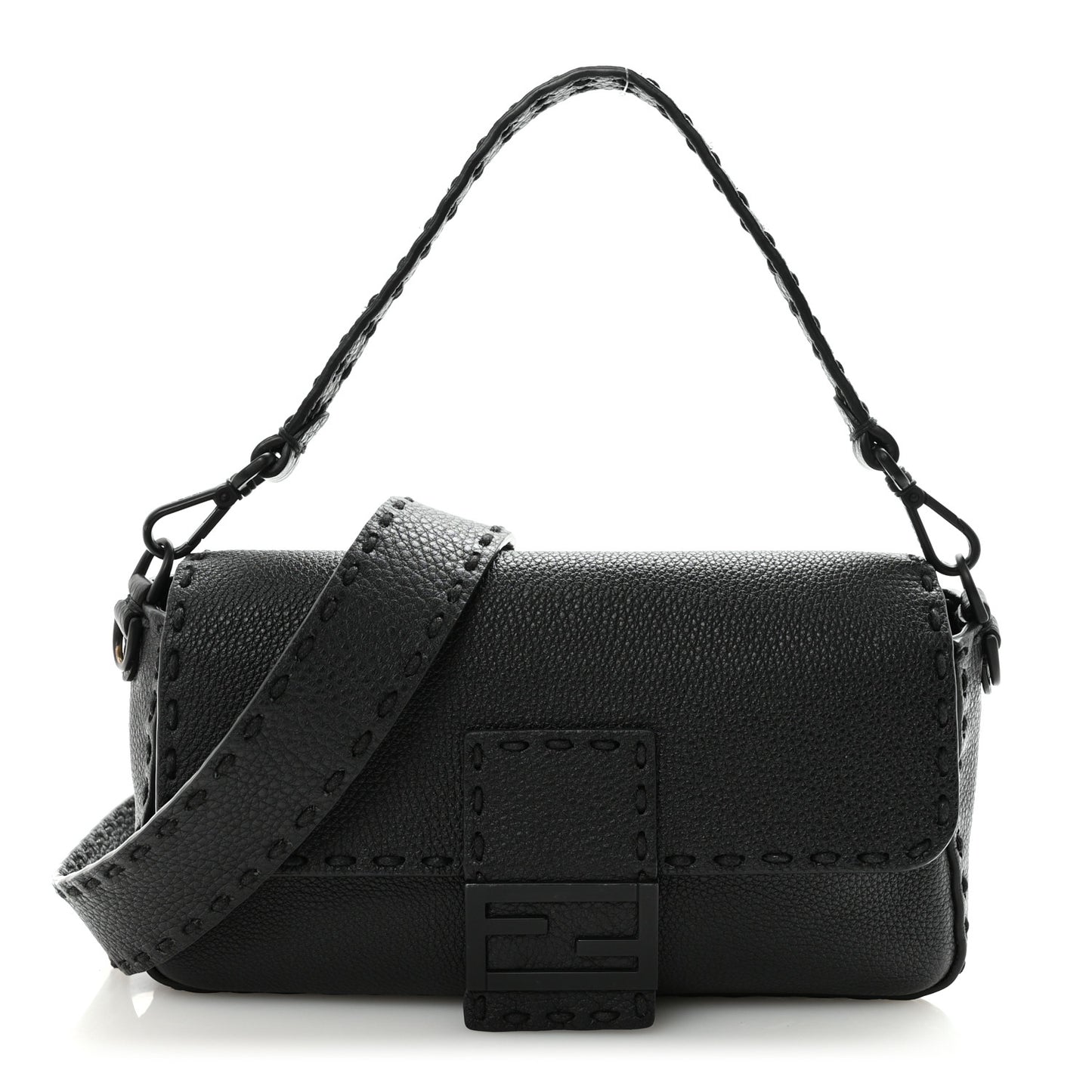 Cuoio Romano Selleria Baguette Black