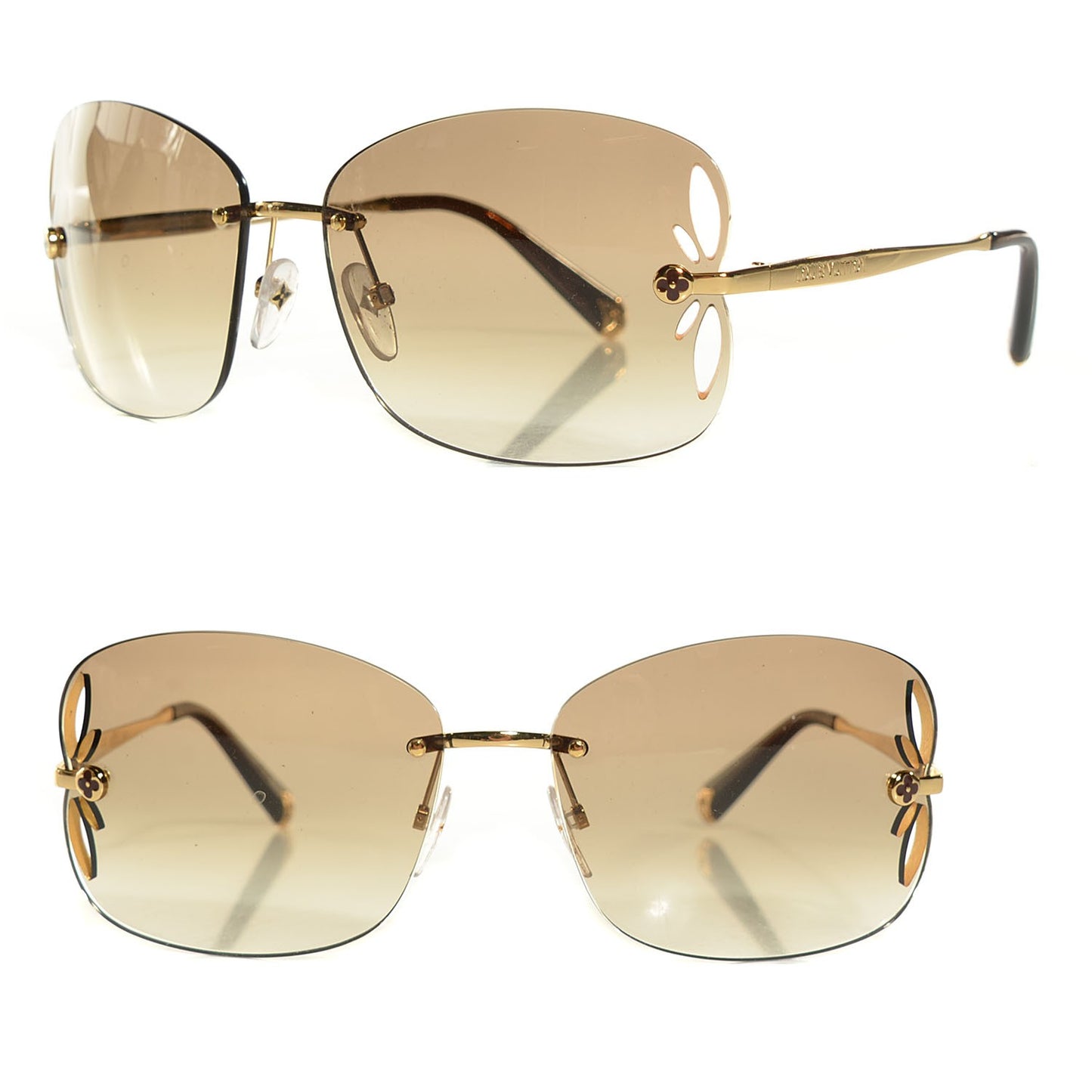 Lily Sunglasses Z0371U Brown Glitter