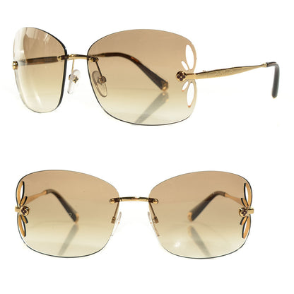 Louis Vuitton Lily Sunglasses Z0371U Brown Glitter 1 of 5