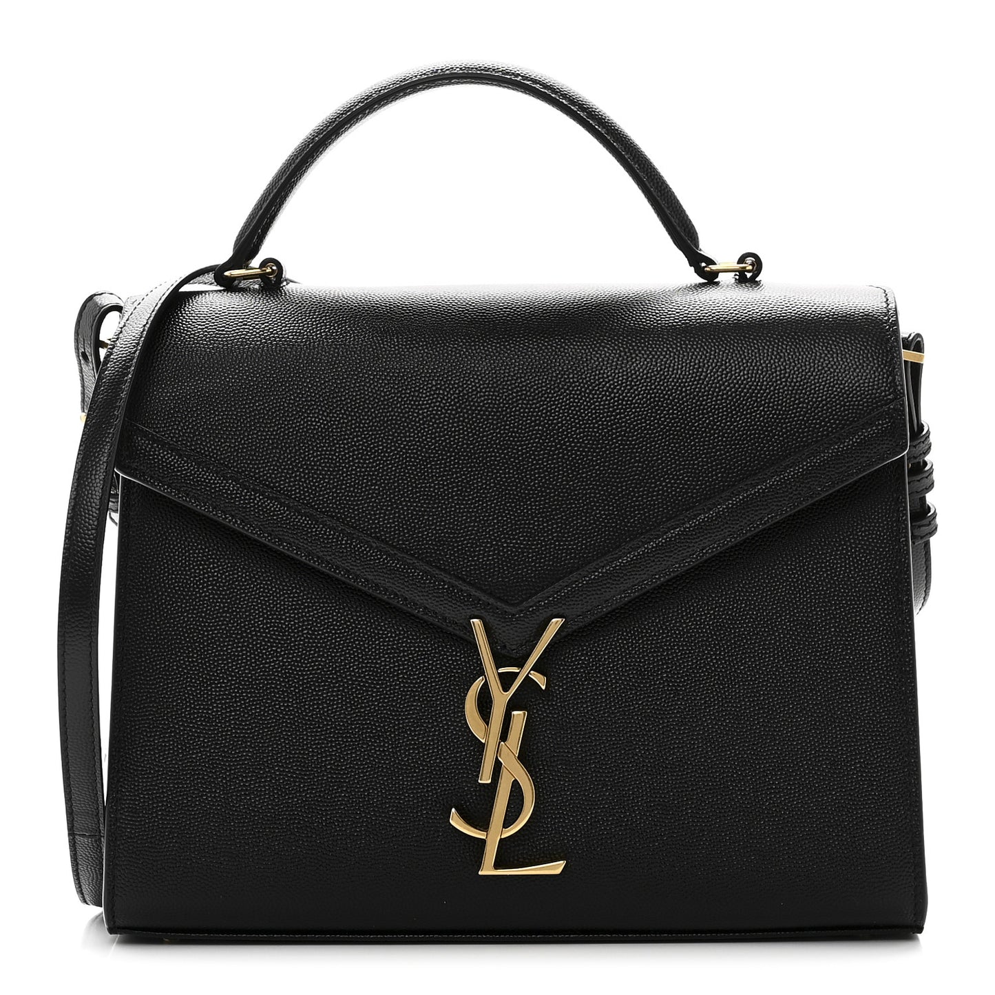Grain de Poudre Medium Classic Monogram Cassandra Top Handle Black
