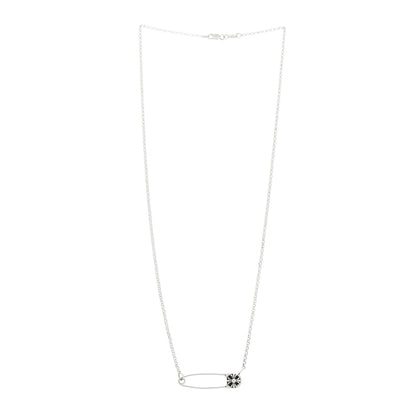 Chrome Hearts Sterling Silver Safety Pin Pendant Necklace 3 of 5