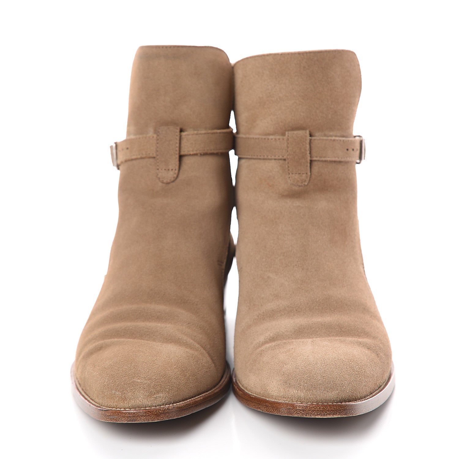 Saint Laurent Jodhpur Suede Mens Wyatt 30 Boots 42 New Sigaro 2 of 8