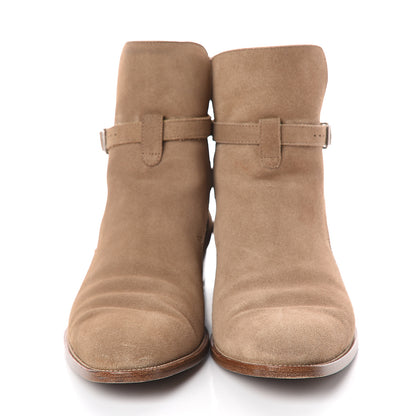 Saint Laurent Jodhpur Suede Mens Wyatt 30 Boots 42 New Sigaro 2 of 8