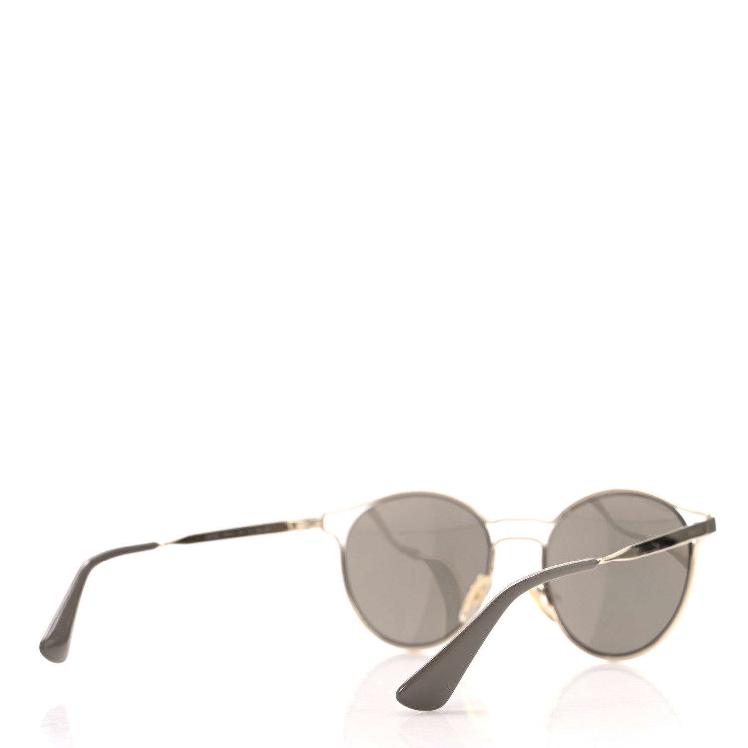 Prada Mirrored Cinema Sunglasses SPR 62S Silver 4 of 7