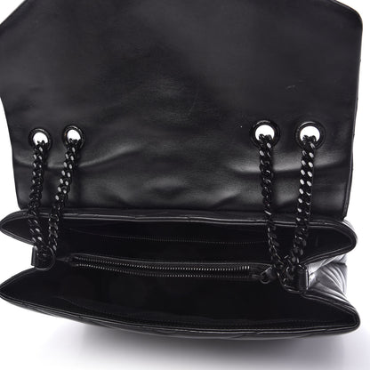 Saint Laurent Calfskin Y Quilted Monogram Medium Loulou Chain Satchel Black 5 of 10