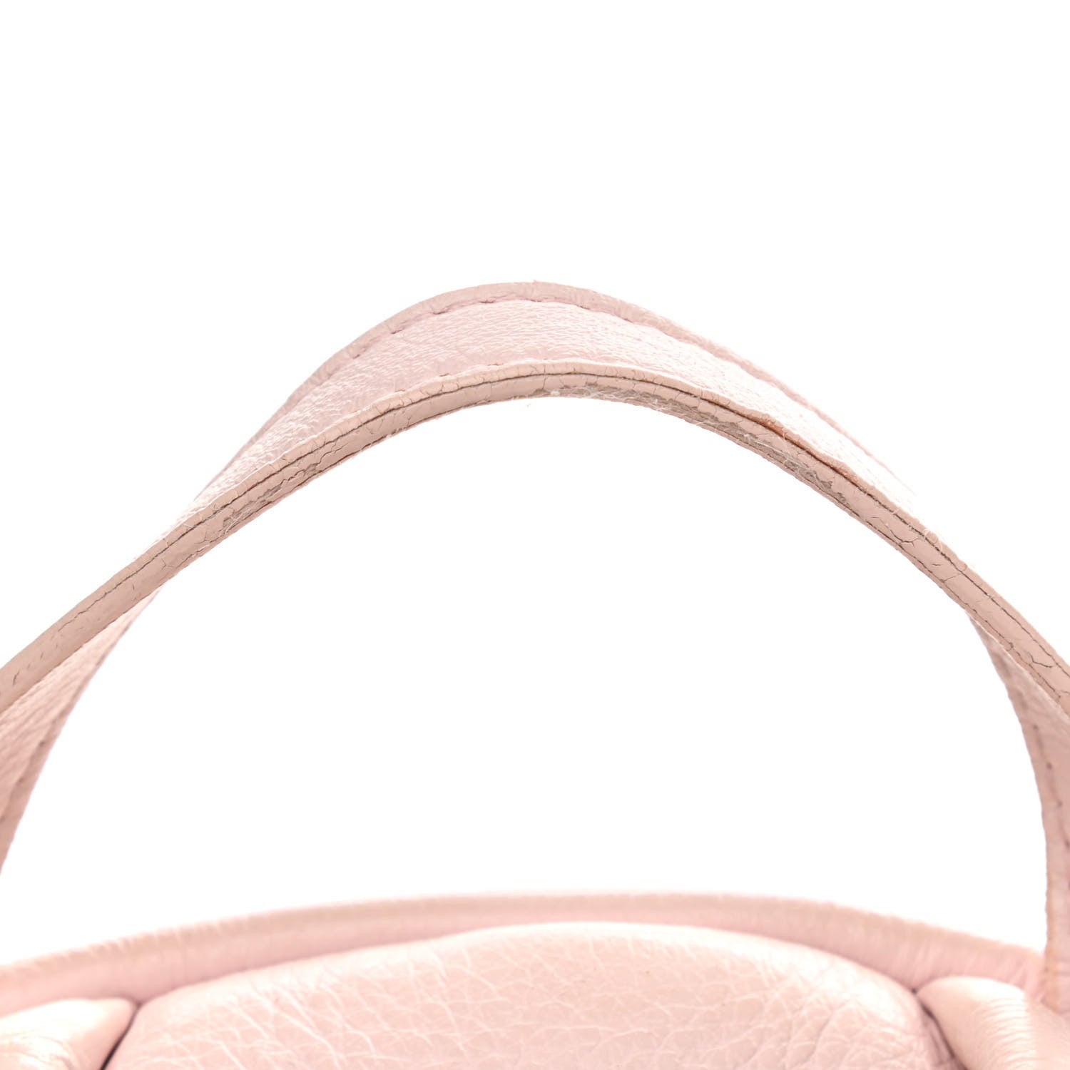 Balenciaga Smooth Calfskin Logo Small Everyday Backpack Light Rose Black 12 of 15
