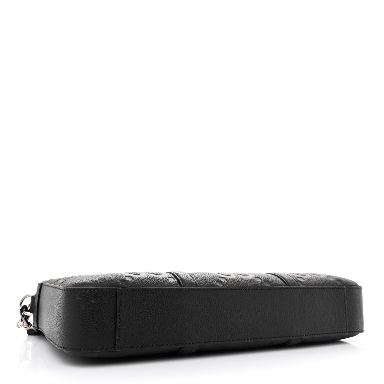 Gucci Piuma Calfskin Jumbo GG Embossed Briefcase Black 4 of 13