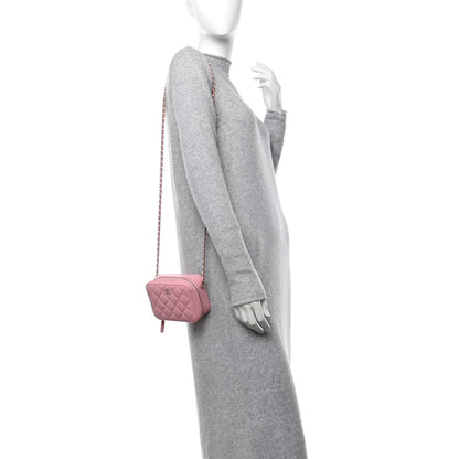 Chanel Lambskin Quilted Camera Bag Pink 2 of 12