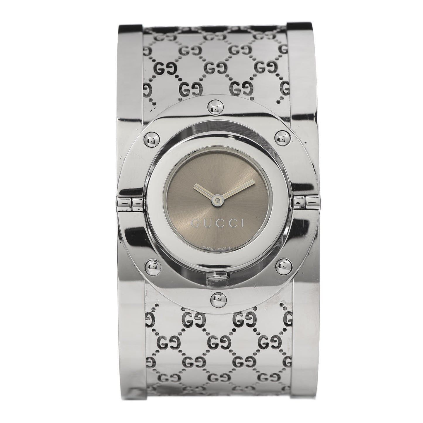 Stainless Steel 33mm Twirl Quartz Watch Brown