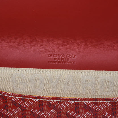 Goyard Goyardine Monte Carlo Bois Clutch Red 6 of 8