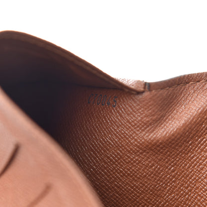 Louis Vuitton Monogram Porte Valeurs Checkbook Wallet 7 of 8