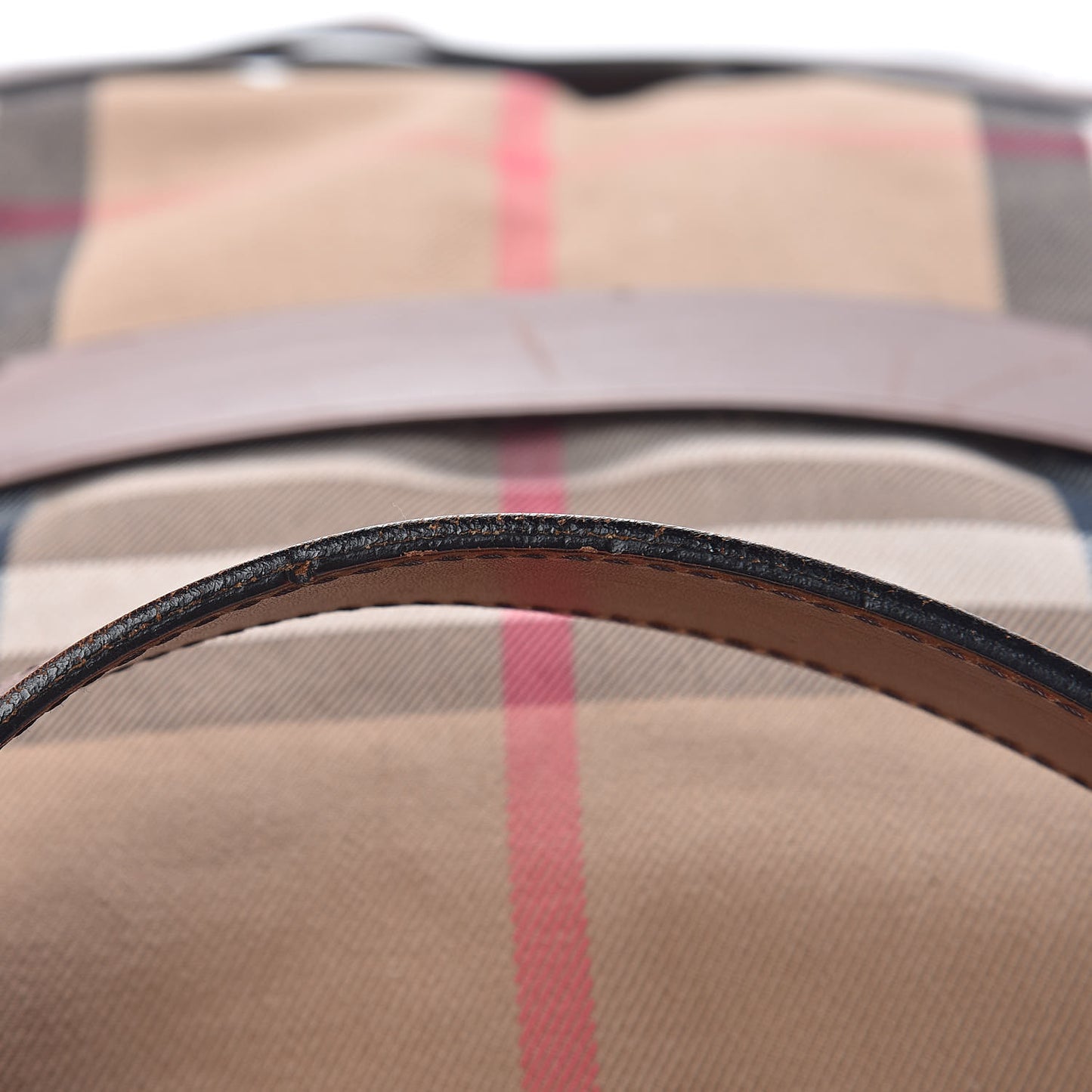 House Check Bridle Calfskin Medium Gosford Hobo Dark Tan