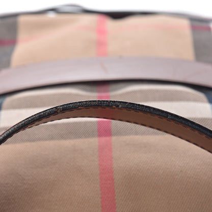 Burberry House Check Bridle Calfskin Medium Gosford Hobo Dark Tan 16 of 18