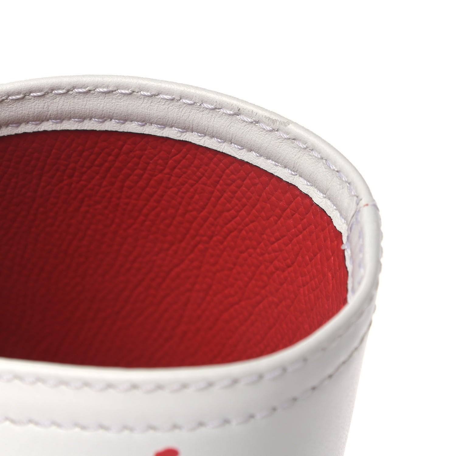 Christian Louboutin Calfskin Spikes Loubitag East West Cabata Tote White 8 of 8