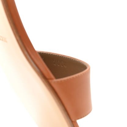 Hermes Heritage Calfskin Baia Sandals 37 Naturel 9 of 10
