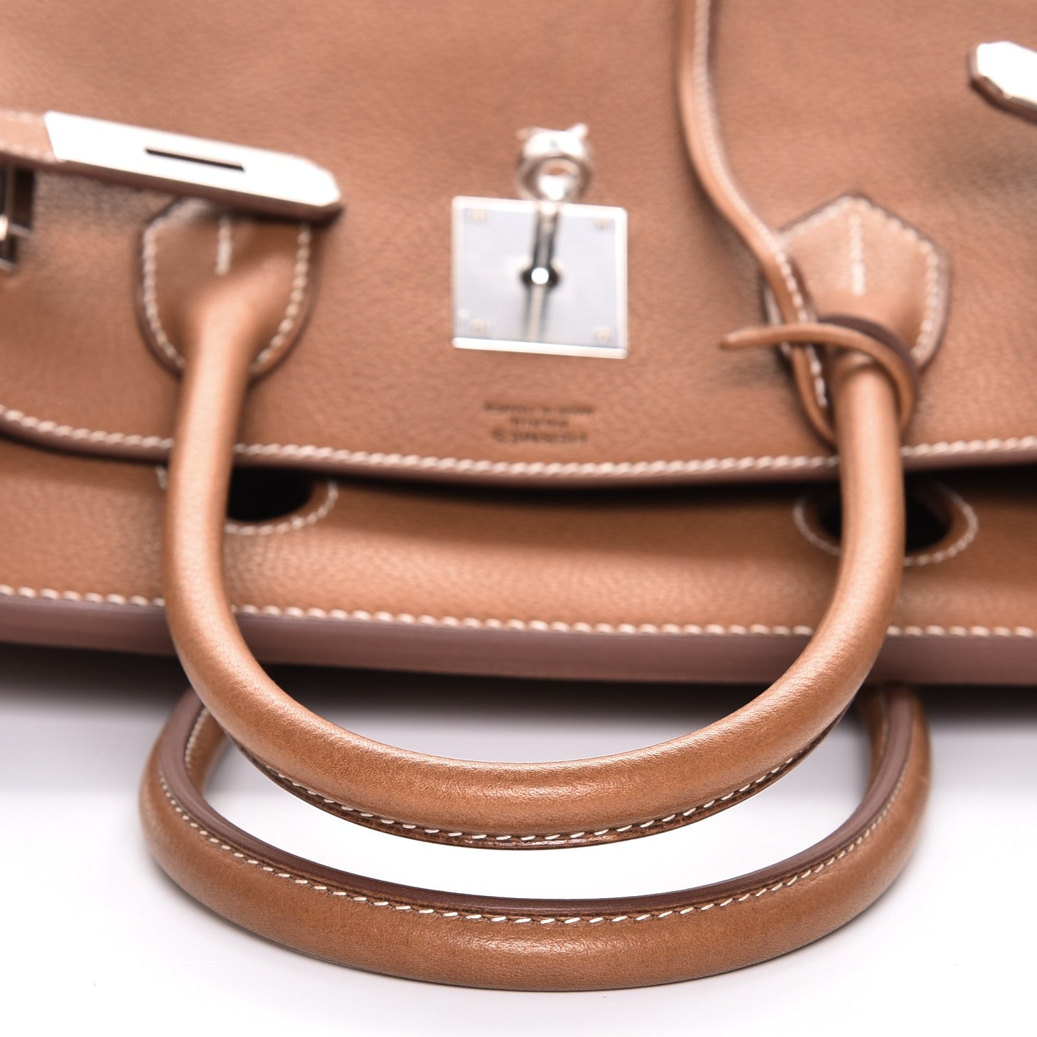 Hermes Natural Barenia Faubourg Birkin 30 Fauve 21 of 27